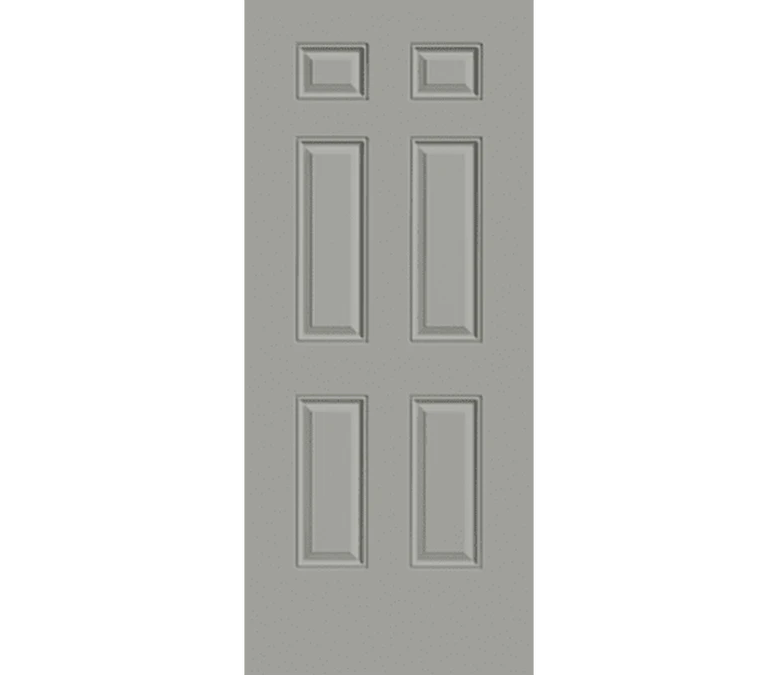 Effingham 6 Panel Steel Entry Door