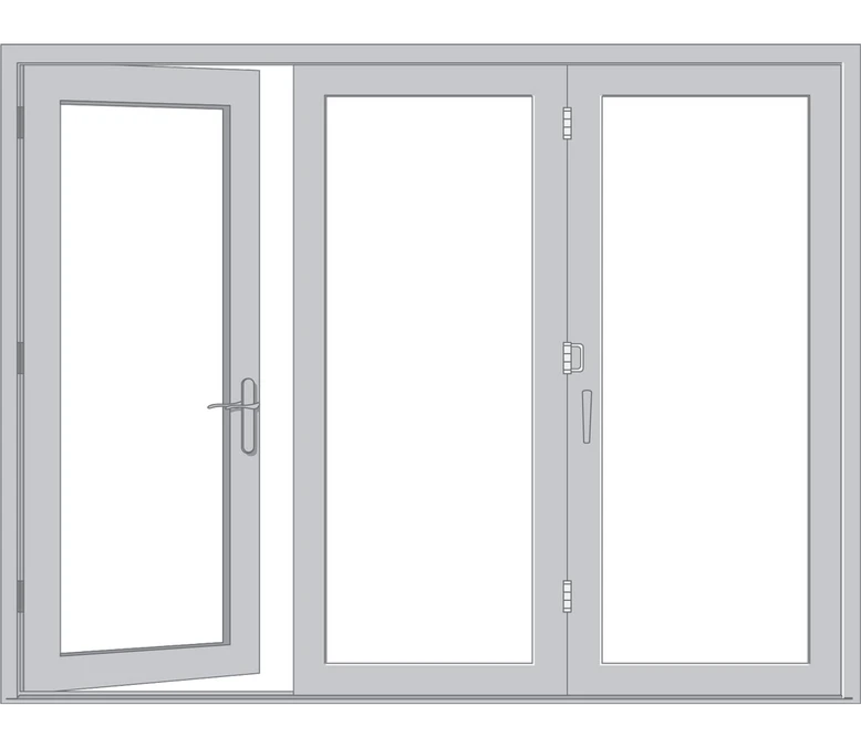 Effingham Pella Architect Reserve Series Contemporary Bifold Patio Door